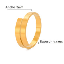 Anillo Personalizable Duality Love